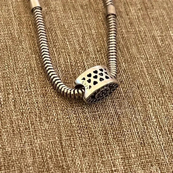 S925 Stamped Evil Eye Charm - Picture 7 of 7